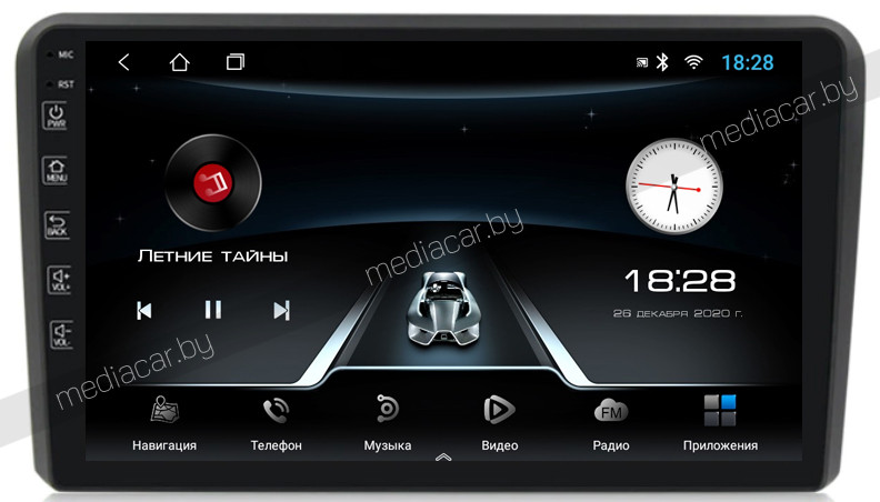 Штатная магнитола AUDI A3 S3 RS3 2007 mediacar 9-inch. Android - фото 4 - id-p185445062