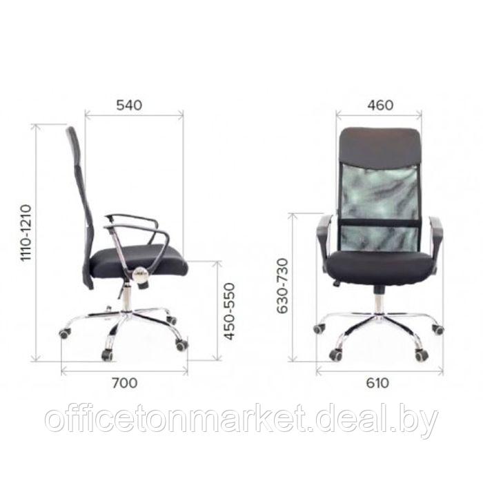 Кресло для руководителя EVERPROF "ULTRA", сетка, металл, черный. - фото 4 - id-p185428945