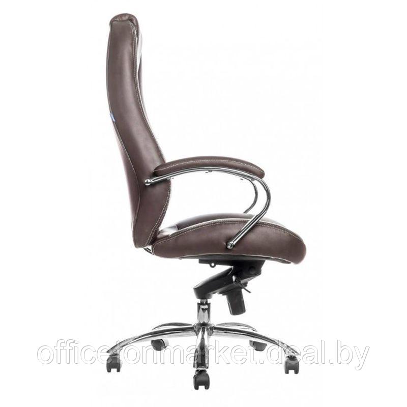 Кресло для руководителя EVERPROF "DRIFT PU", экокожа, металл, коричневый - фото 3 - id-p185428950