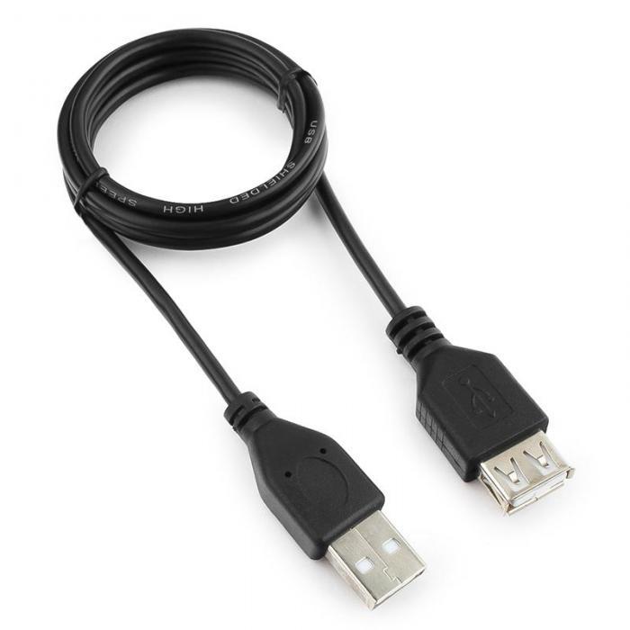 Аксессуар Гарнизон USB 2.0 AM/AF 1m GCC-USB2-AMAF-1M - фото 1 - id-p185298869