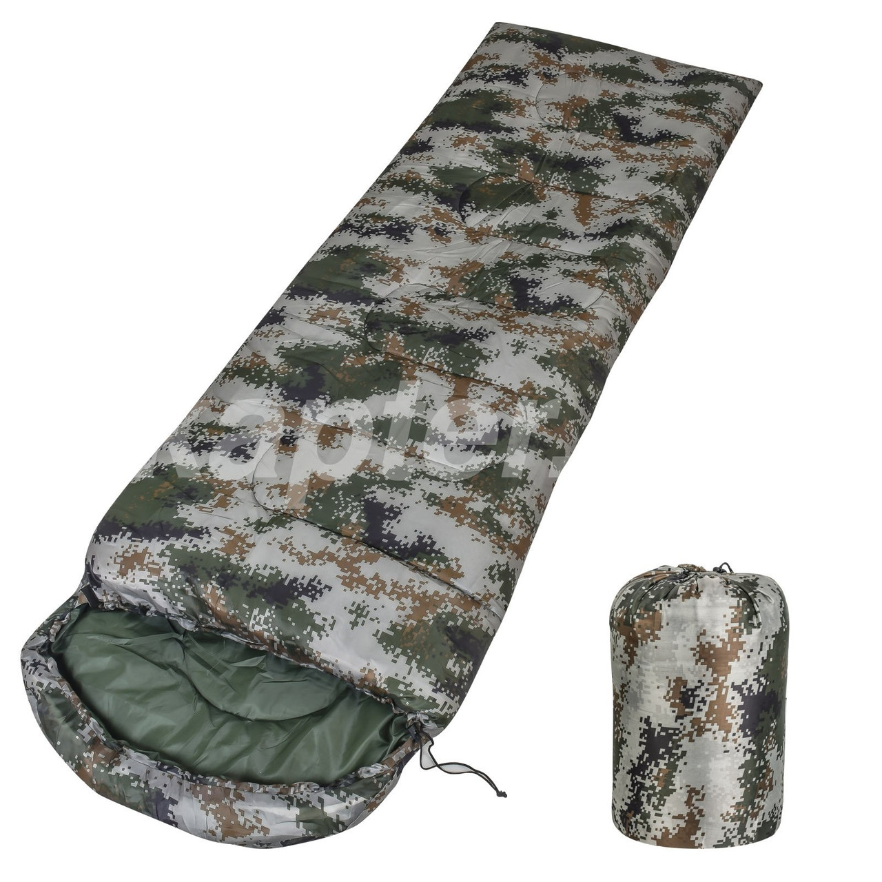 Спальный мешок-одеяло армейский. - фото 2 - id-p185445209