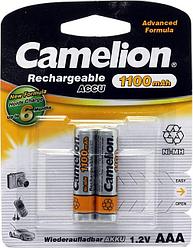 Аккумулятор Camelion NH-AAA1100BP2 (1.2V, 1100mAh) NiMH, Size "AAA" уп. 2 шт