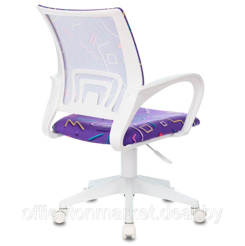Кресло детское Бюрократ KD-W4, ткань, пластик, фиолетовый - фото 4 - id-p170665932