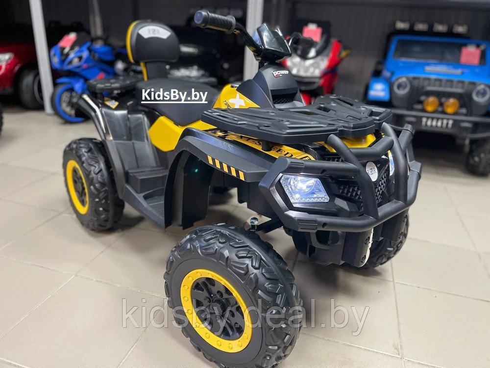 Детский электроквадроцикл RiverToys T001TT 4WD (желтый) - фото 1 - id-p184753930