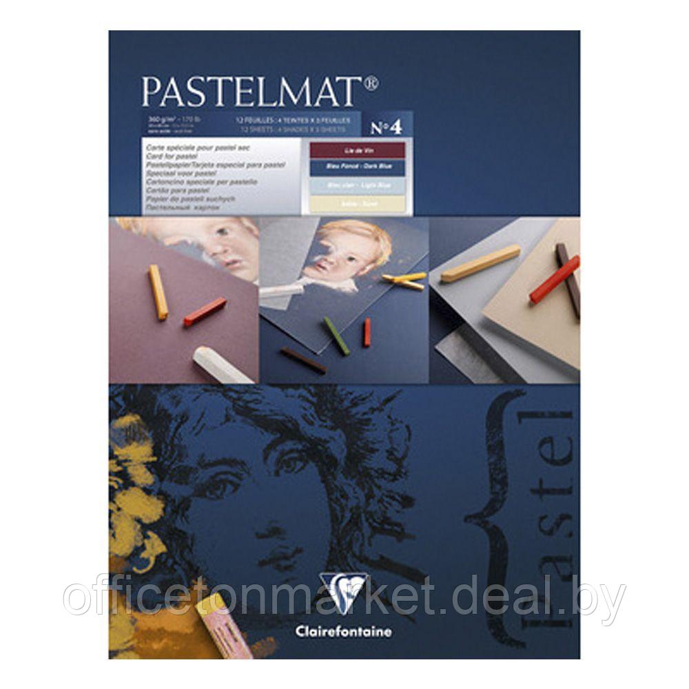 Блок бумаги "Pastelmat", 18x24 см, 360 г/м2, 12 листов, 4 цвета - фото 1 - id-p185430185