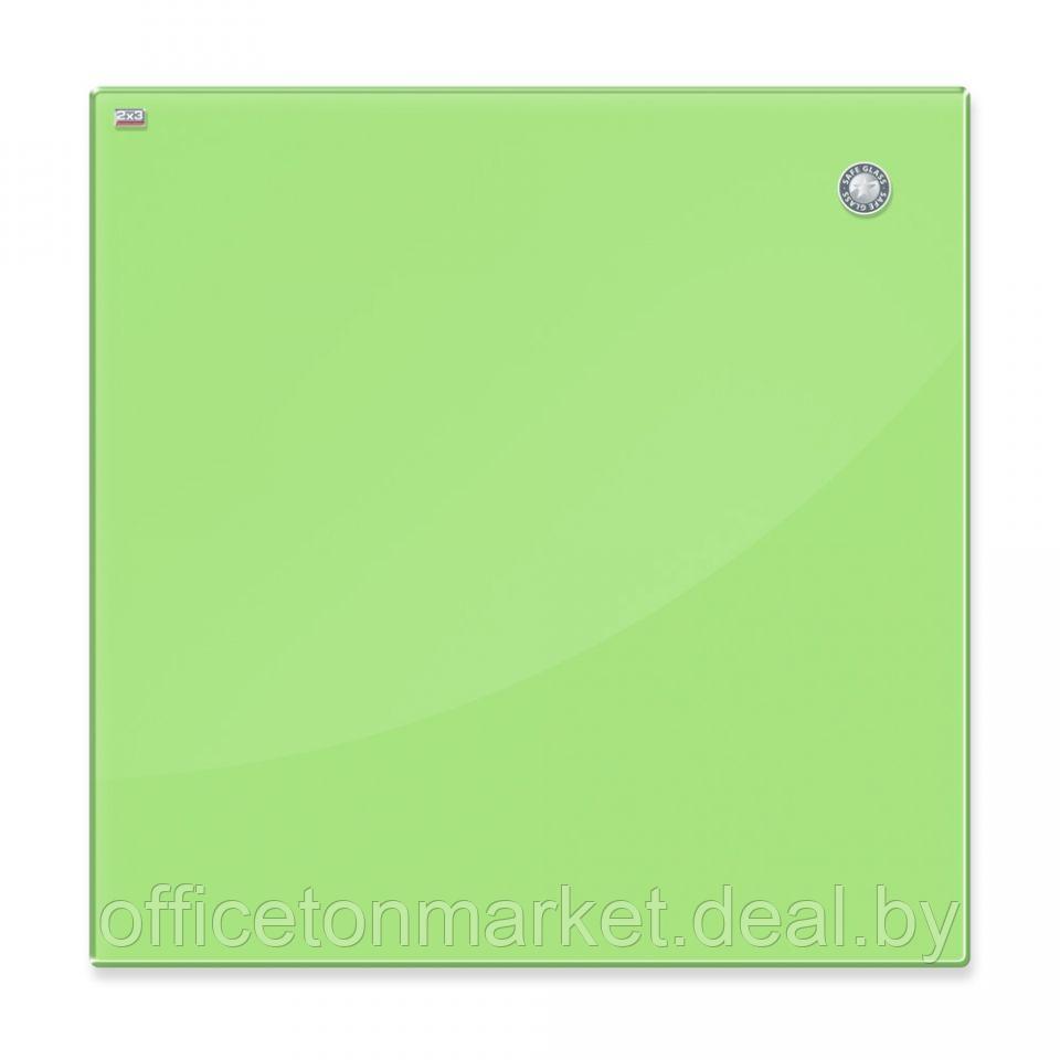 Доска стеклянная магнитно-маркерная "2×3", 45x45 см, черный - фото 2 - id-p185429161