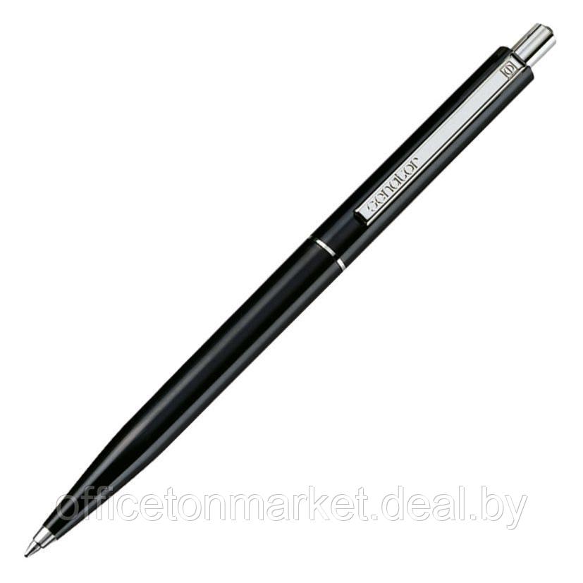 Ручка шариковая автоматическая "Senator Point Polished", 1.0 мм, черный, стерж. синий - фото 1 - id-p178283554
