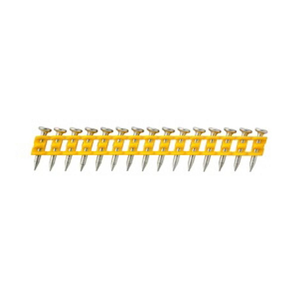 Гвозди для DCN890 по бетону (Желтые) 2,6х45, оцинкованные, 510 шт./пачка - фото 1 - id-p185451188
