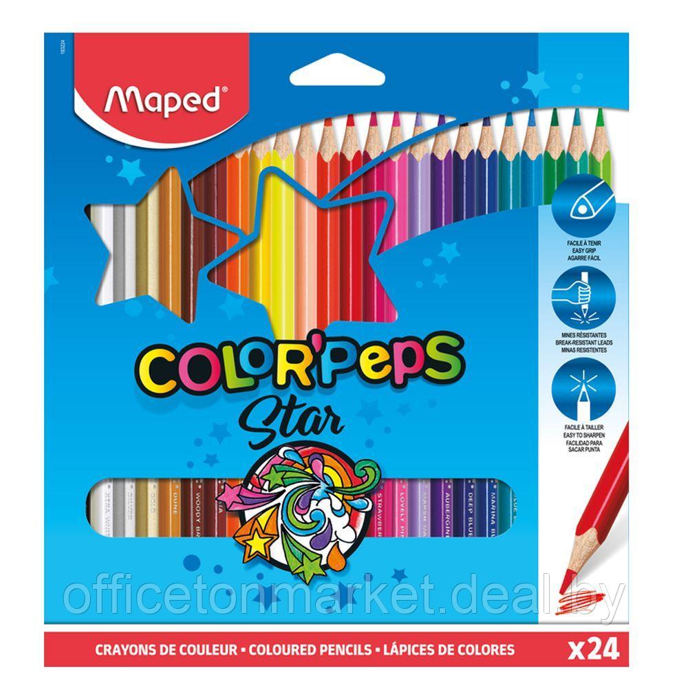 Цветные карандаши Maped "Color Peps", 24 цвета - фото 1 - id-p137124094