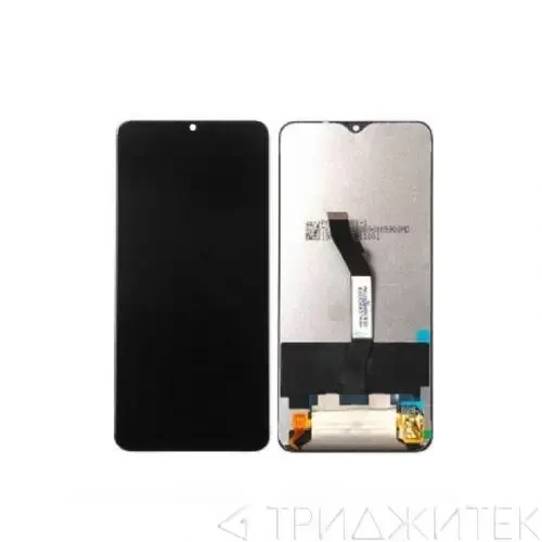 Дисплей для Xiaomi Redmi Note 8 Pro в сборе с тачскрином, черный (оригинал lcd)