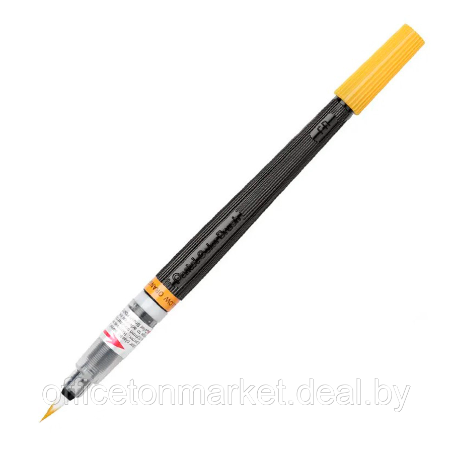 Кисть "Color Brush", желто-оранжевый - фото 1 - id-p137130234