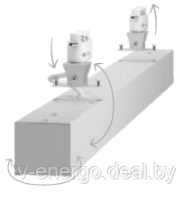 Крепление с адаптером для 1-фазного шинопровода для светильника Trade Linear 65x60х980-196