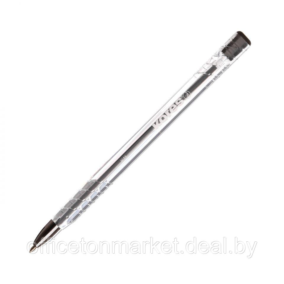 Ручка шариковая "K11", 0.7 мм, прозрачный, стерж. синий - фото 3 - id-p137124890