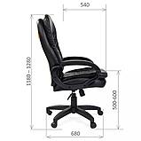 Кресло для руководителя "Chairman 795 LT", экокожа, пластик, коричневый, фото 3