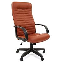 Кресло для руководителя "CHAIRMAN 480 LT", экокожа, пластик, коричневый