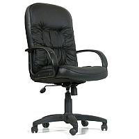 Кресло для руководителя "Chairman 416", экокожа, пластик, черный