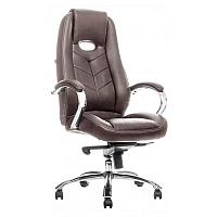 Кресло для руководителя EVERPROF "DRIFT PU", экокожа, металл, коричневый