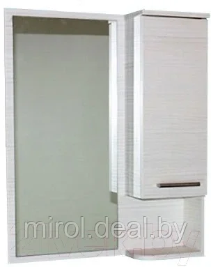 Шкаф с зеркалом для ванной СанитаМебель Прованс 101.600 - фото 1 - id-p185527420