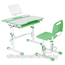 Комплект растущей мебели "CUBBY Botero Green": парта + стул, зеленый