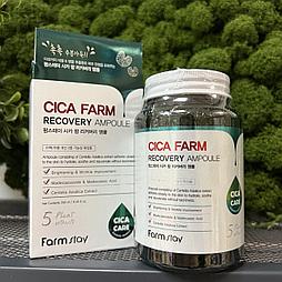 Сыворотка с центеллой азиатской FARMSTAY Cica Farm Recovery Ampoule 250мл