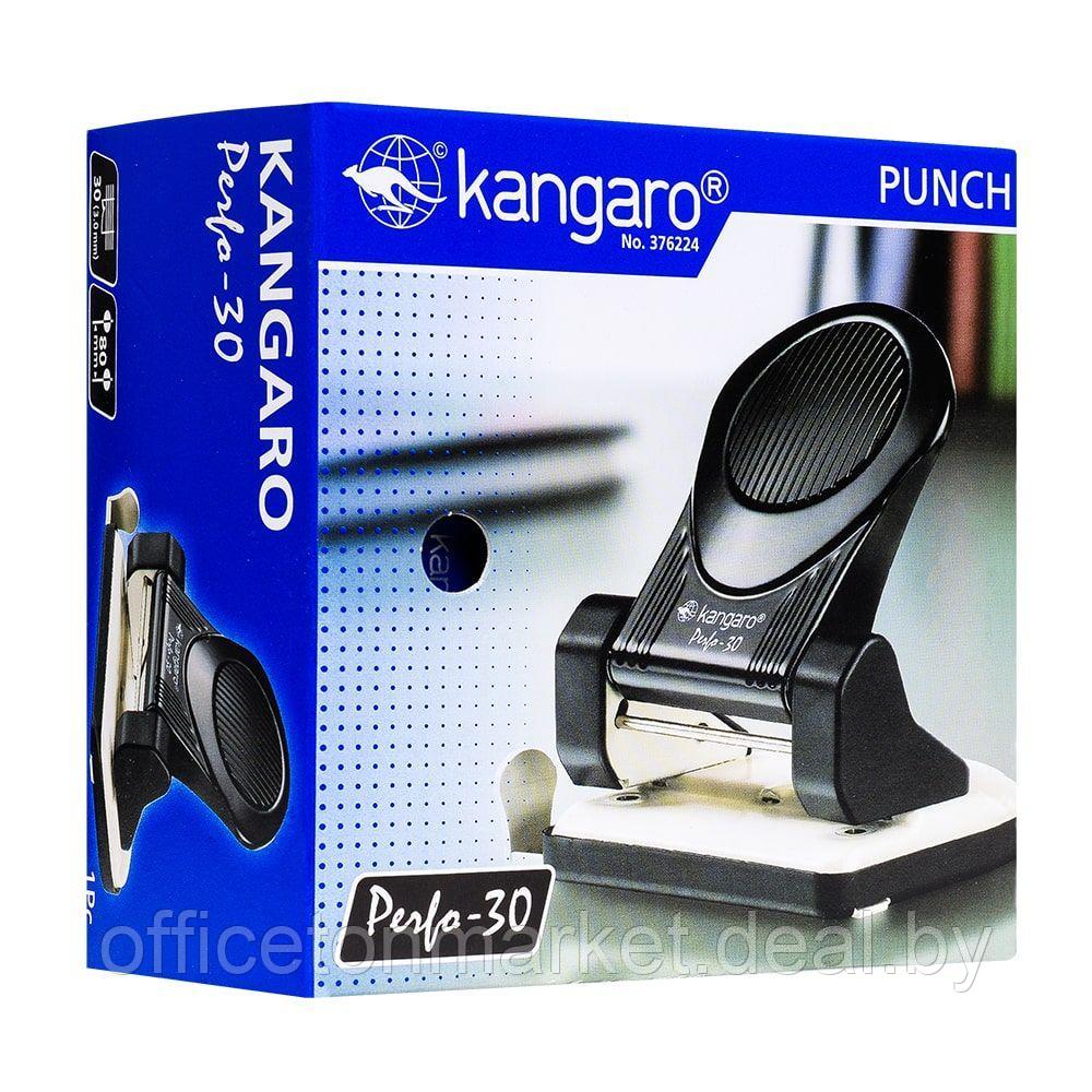 Дырокол Kangaro "Perfo-30", 30 листов, черный - фото 3 - id-p137120347