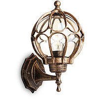 Настеный уличный светильник PL3701 «Версаль» малые, черное золото