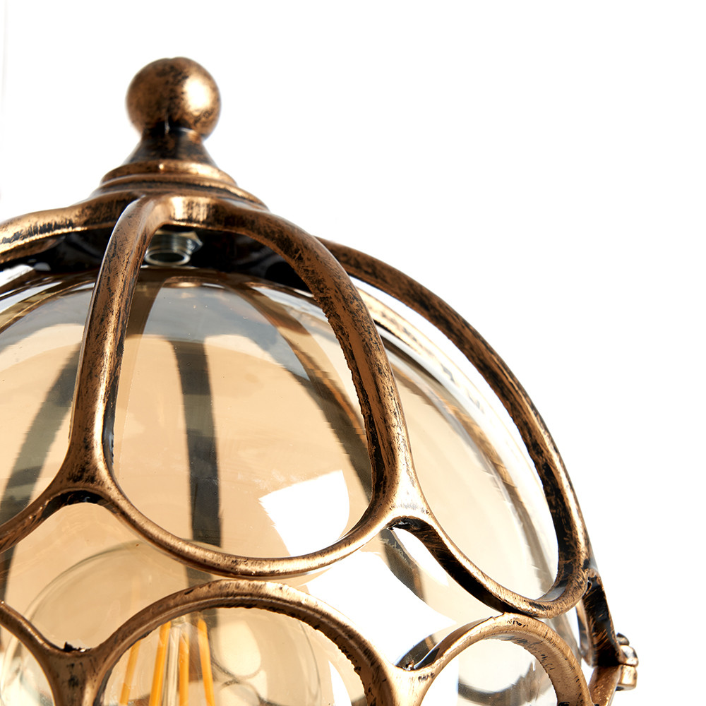 Настеный уличный светильник PL3701 «Версаль» малые, черное золото - фото 2 - id-p185532924