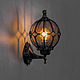Настеный уличный светильник PL3701 «Версаль» малые, черное золото, фото 4