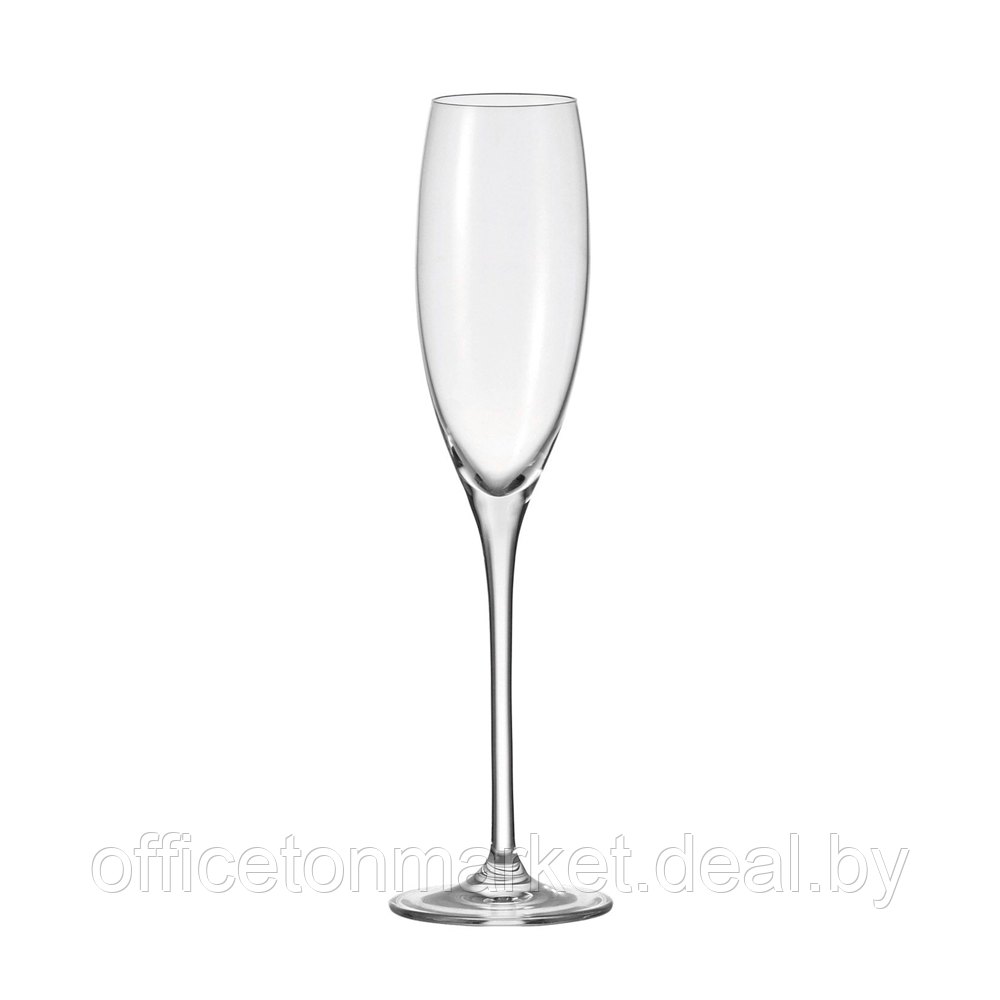 Бокал стеклянный для шампанского «Cheers», 220 мл, 6 шт/упак - фото 1 - id-p185462251