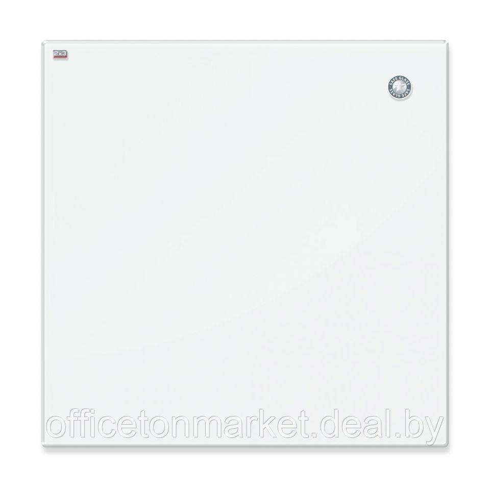 Доска стеклянная магнитно-маркерная "2×3", 45x45 см, черный - фото 4 - id-p185429161