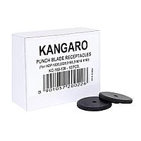 Диски пластиковые к дыроколам "Kangaro", 10 шт, черный