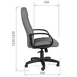 Кресло для руководителя "Chairman 685", ткань, пластик, серый, фото 8
