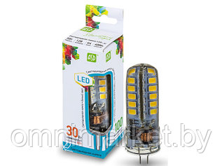 Лампа светодиодная JC 5 Вт 12В G4 4000К ASD (50 Вт аналог лампы накал., 450Лм, нейтральный белый свет)