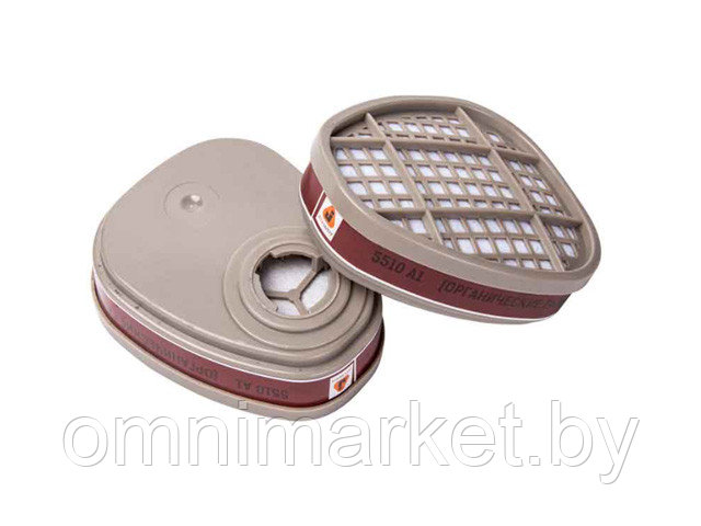 Фильтр 6510 Jeta Safety (2 шт в уп.) (с байонет. крепл. для защ. от орг. газов и паров A1)