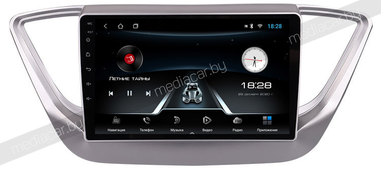 Штатная магнитола HYUNDAI SOLARIS 2 2018 mediacar M-9-inch. Android - фото 4 - id-p185578575