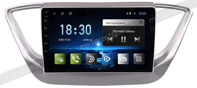 Штатная магнитола HYUNDAI SOLARIS 2 2020 mediacar M-9-inch. Android - фото 3 - id-p185578577