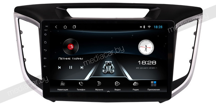 Штатная магнитола HYUNDAI CRETA 2014 mediacar M-9-inch. Android - фото 3 - id-p185578579