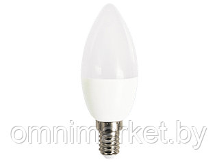 Лампа светодиодная C37 СВЕЧА 8Вт PLED-LX 220-240В Е14 5000К JAZZWAY (60 Вт  аналог лампы накаливания,