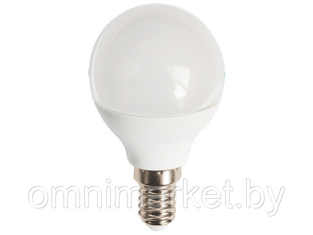 Лампа светодиодная G45 ШАР 8Вт PLED-LX 220-240В Е14 3000К JAZZWAY (60 Вт аналог лампы накаливания, - фото 1 - id-p185573657