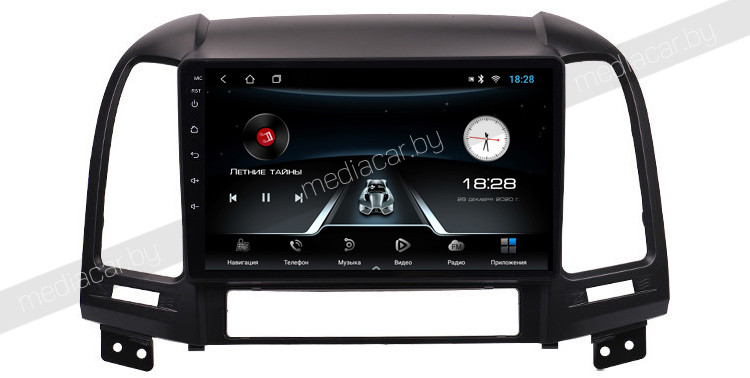 Штатная магнитола HYUNDAI SANTA FE 2 2006 mediacar M-9-inch. Android - фото 4 - id-p185578604