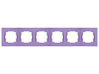 Рамка 6-ая горизонтальная пурпурная, RITA, MUTLUSAN