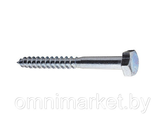 Шуруп 8х160 мм шестигр. головка, цинк, DIN 571 STARFIX