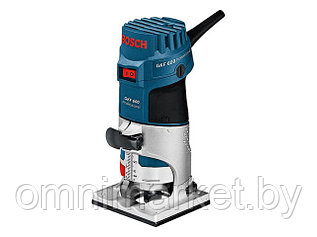 Фрезер кромочный BOSCH GKF 600 в чем. + аксессуары (600 Вт, цанга 6/8 мм, 33000 об/мин)