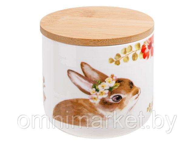 Банка для сыпучих продуктов керамическая 500 мл, серия EASTER BUNNY, PERFECTO LINEA