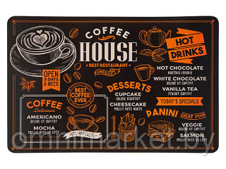 Салфетка сервировочная полипропиленовая "Coffee House", 43.5х28.2 см, PERFECTO LINEA