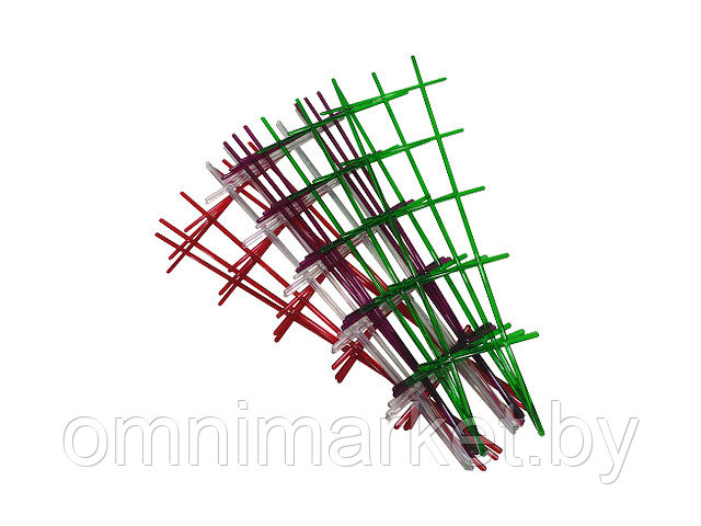 Опора для комнатных растений, прозрачный, INGREEN (500х180х4 мм, цвета в ассортименте)