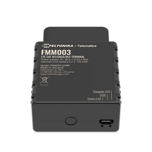 Автомобильный GPS трекер Teltonika FMM003 (OBDII, поддержка 4G/2G) - фото 5 - id-p185598582
