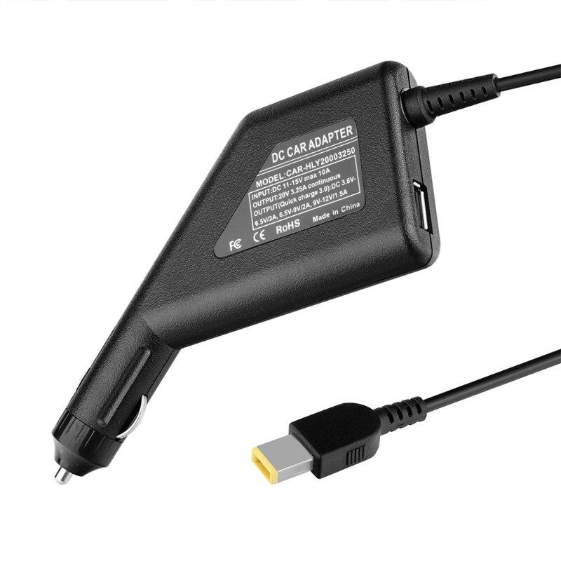 Автомобильное зарядное устройство для Lenovo 90W Штекер: USB - фото 1 - id-p168141802