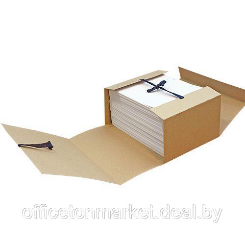 Папка для бумаг с завязками, 150 мм, 4 завязки, крафт - фото 2 - id-p137675087