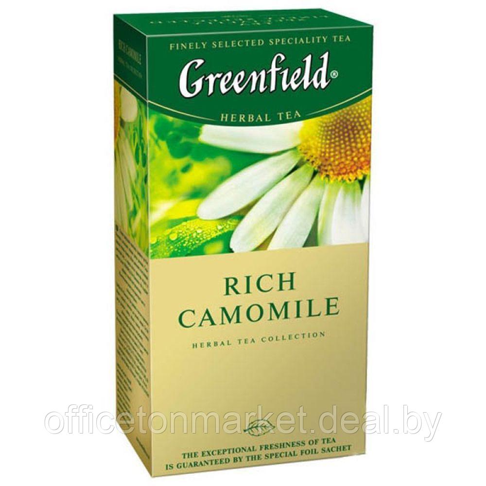 Чай "Greenfield" Rich Camomile, 25 пакетиков x1.5 г, фруктовый/травяной - фото 1 - id-p141655559